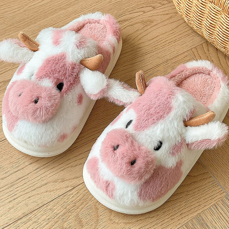 Cow Design Animal Slippers