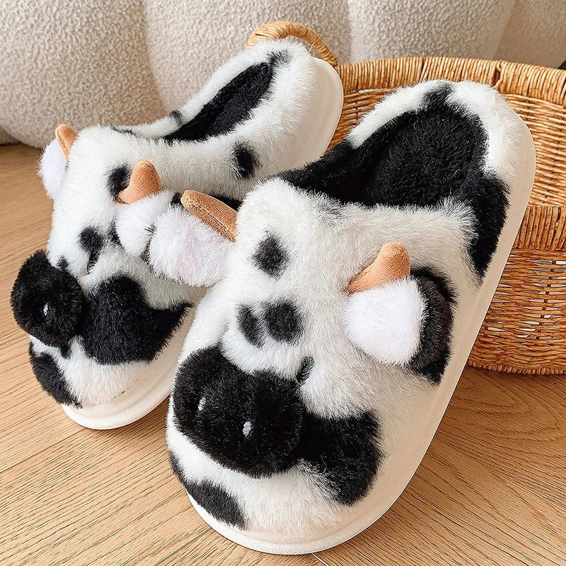 Cow Design Animal Slippers