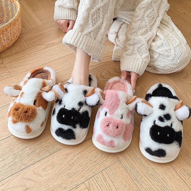 Cow Design Animal Slippers
