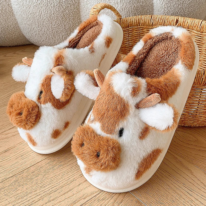 Cow Design Animal Slippers