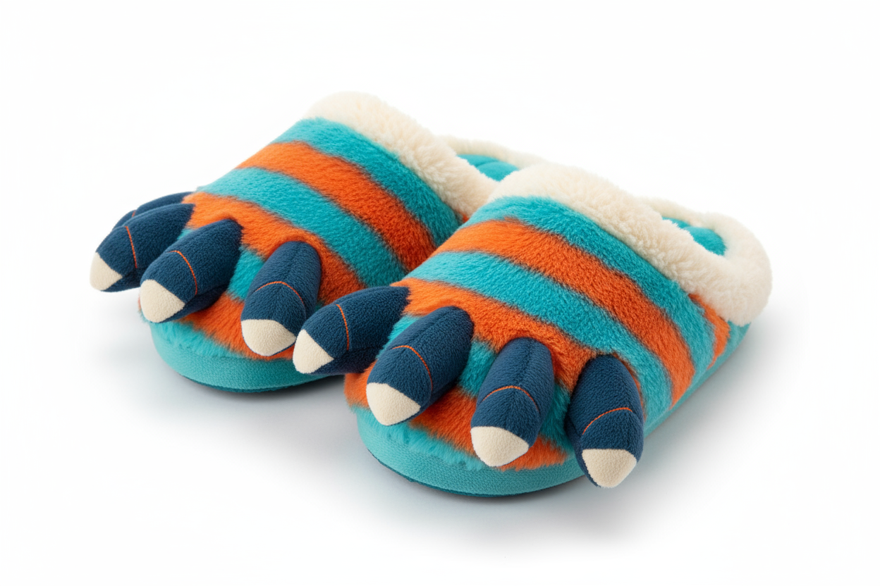 picture of monsters claw slippers
